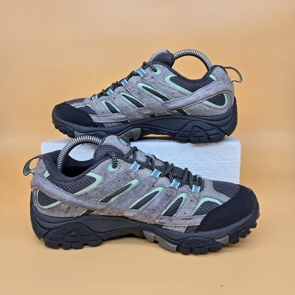 Merrell Women's MOAB 2 Waterproof Hiking Shoes Drizzle Mint Size 7.5 - Picture 6 of 8